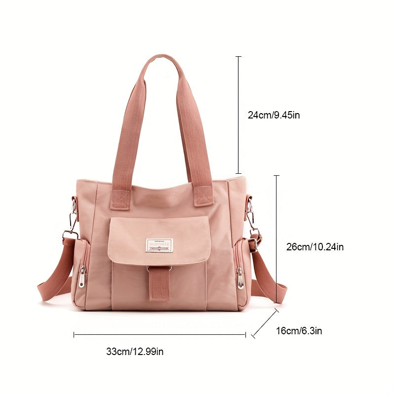 Large Capacity Shoulder Bag Solid Sports Bag Versatile Storage