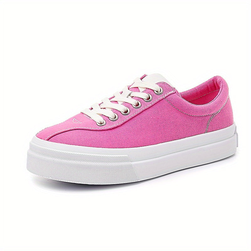 Women's Solid Thick Bottom Skate Shoes