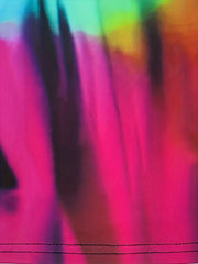  Rainbow Print Wide Leg Trousers