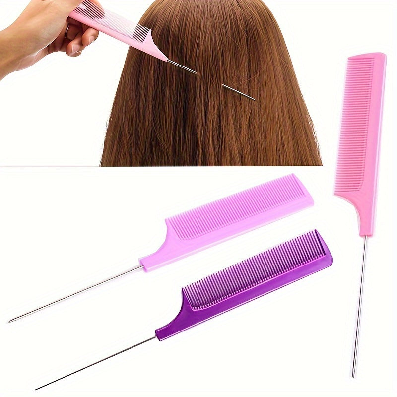 Professional Rat Tail Hair Comb Anti static Hair Dye Brush