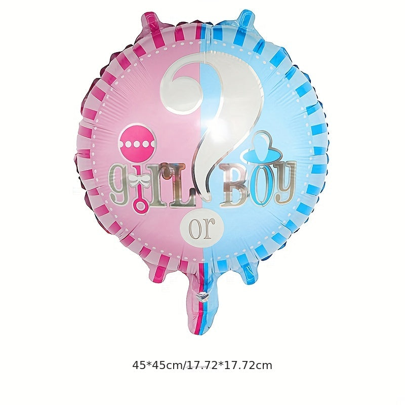 5pcs Baby Shower Balloons Gender Reveal Party Decoration