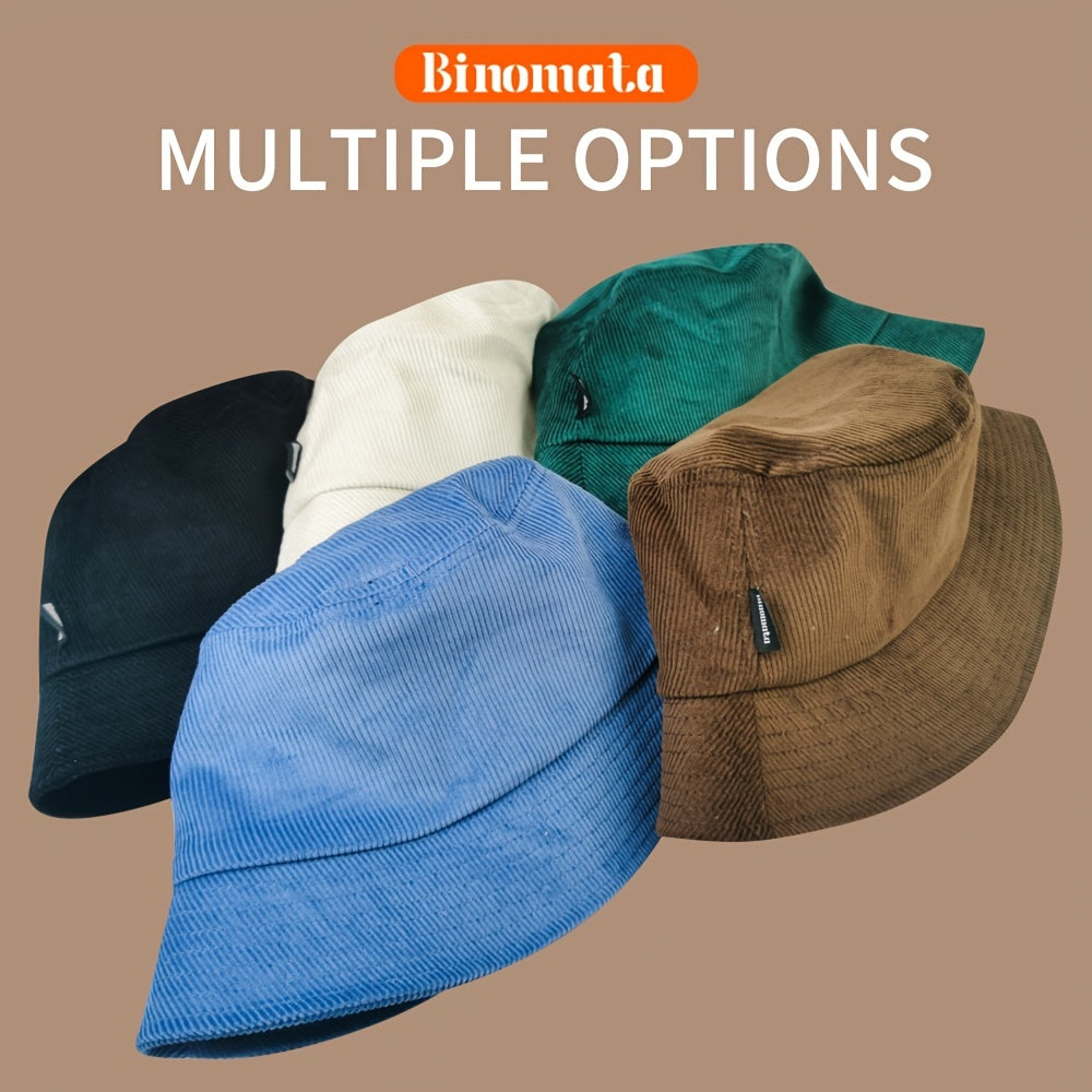 Binomata Retro Corduroy Adult Sports Sun Hat Men And Women Love Hat