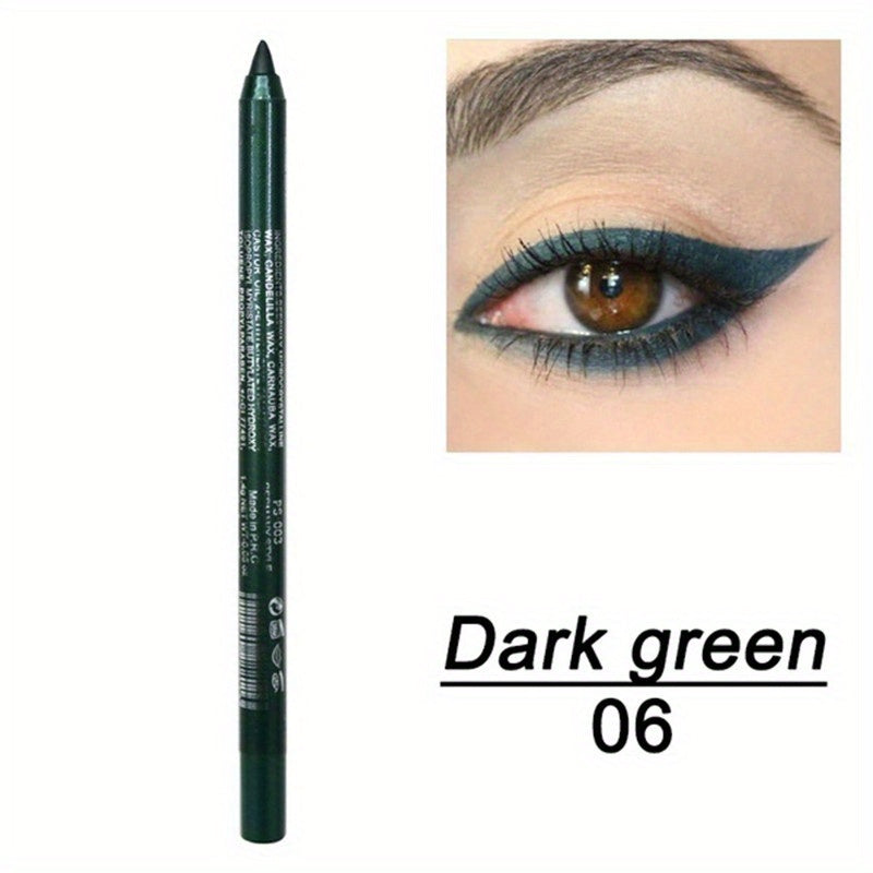 Gothic Eyeliner Stick Glitter Metallic Waterproof Long Lasting