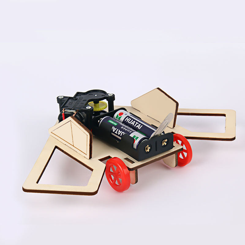 DIY Science Project: Car Avoids Obstacles Plane Model Toy