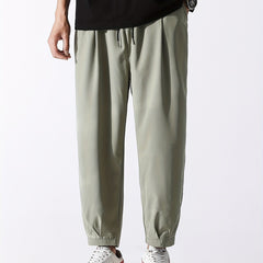 Men's Drawstring Pants Loose Casual Jogger Pants