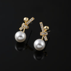 Faux Pearl Earrings for Women - Elegant Jewelry Gift