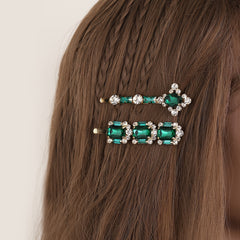 Shining Rhinestone Hair Clip Non Slip Hair Accessory