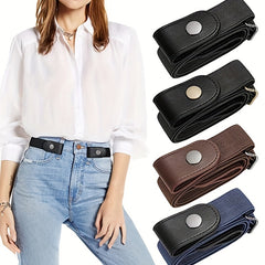 2pcs Adjustable Elastic Buckle For Pants Waist Elastic Waistband For Jeans