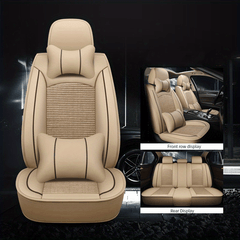 Universal PU Leather & Mesh Car Seat Covers - Upgrade Your Car Seats