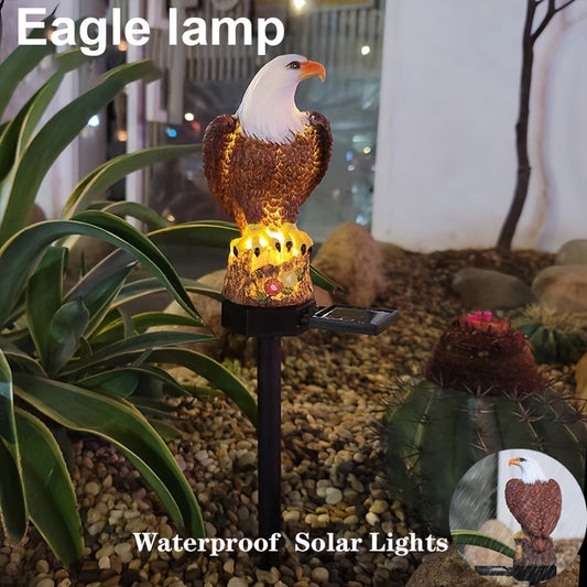 Solar LED Garden Light with Eagle Ornament