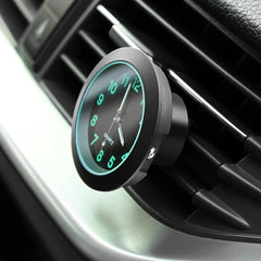 Mini Auto Air Vent Quartz Clock with Clip - Car Outlet Watch