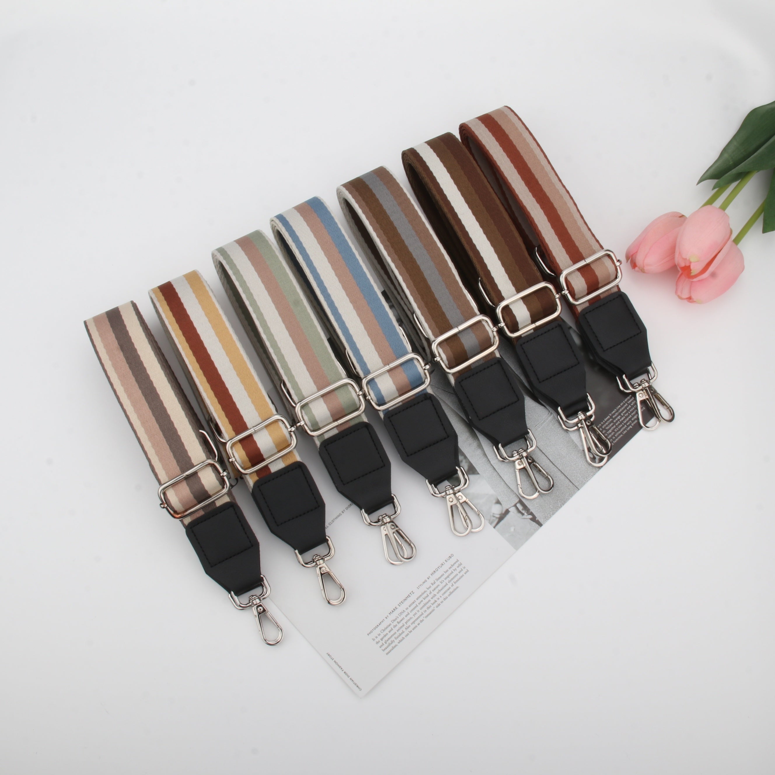 Colorblock Bag Strap Lightweight Adjustable Strap