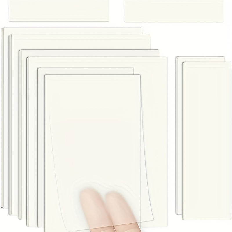 500 Transparent Sticky Notes 10 Packs Set for Reading Learning Office