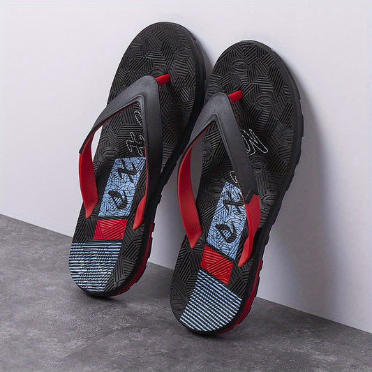 Men's Lightweight Non Slip Flip Flops Quick Drying Thong Sandals