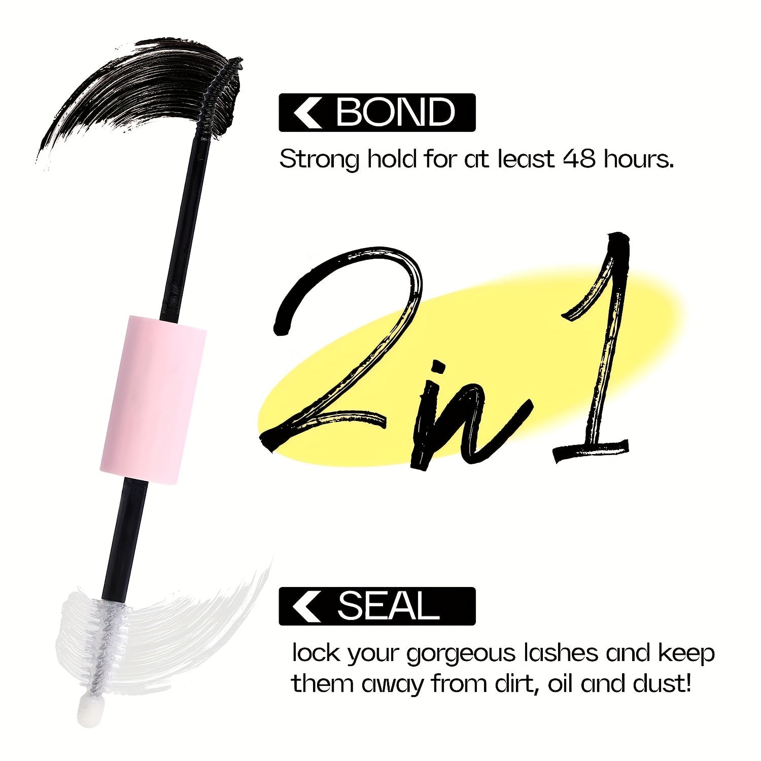 Waterproof Lash Extension Glue Strong Dark Lash Adhesive
