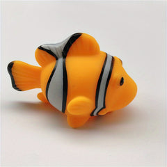 Soft Rubber Hand Grasping Ball Vinyl Fish Baby Touch Ball