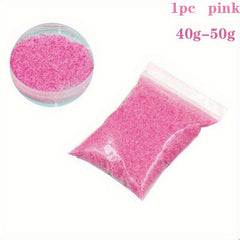 Magic Waterproof Sand Toy Portable Bag Sensory Play Non Toxic Pink Yellow