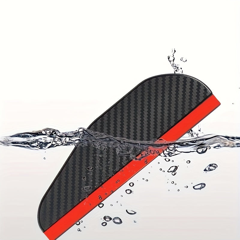 2pcs Car Rainproof Film Anti Fog Clear Auto Sticker