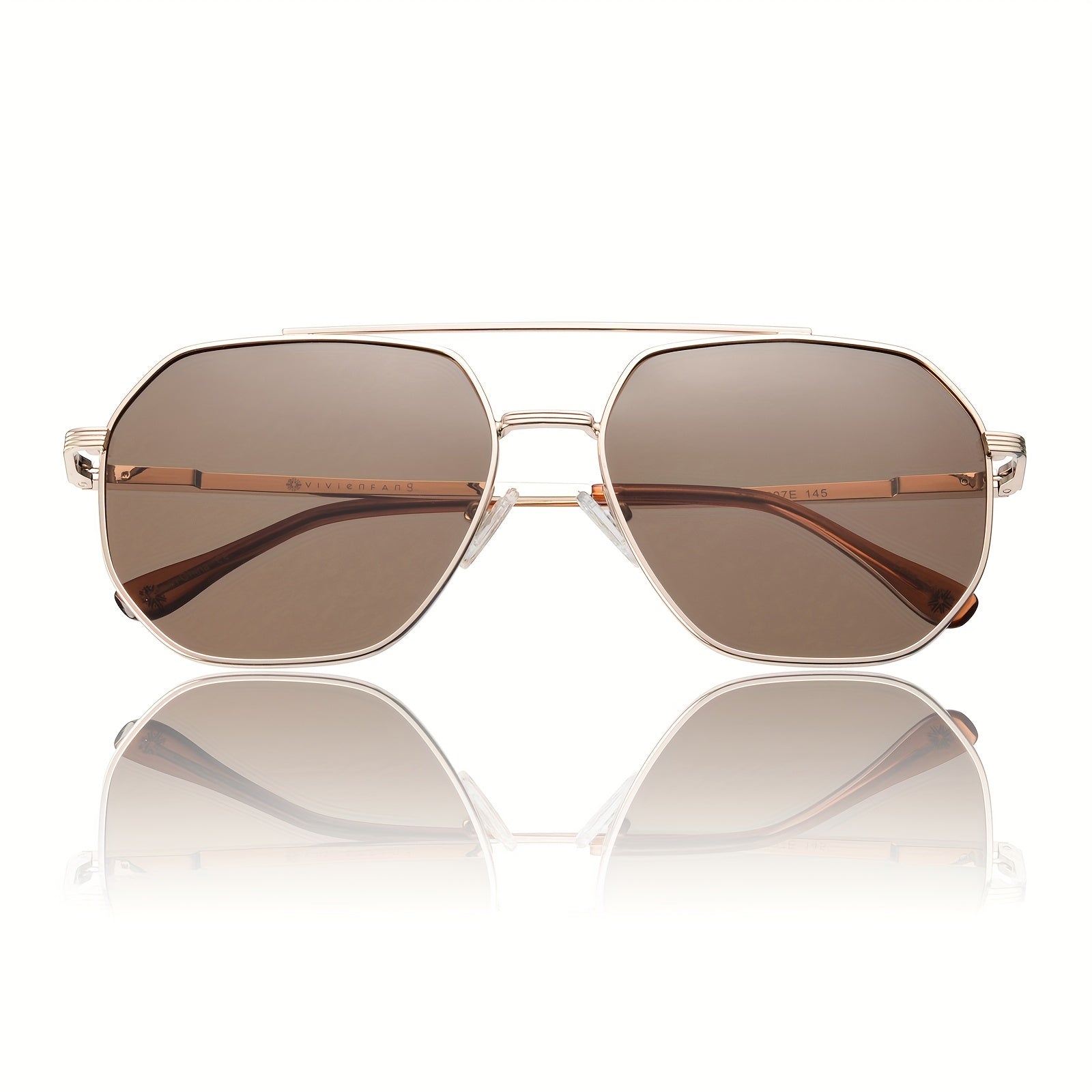 Polarized Flexible Aviator Sunglasses Men Women UV400 Protection VF2207E