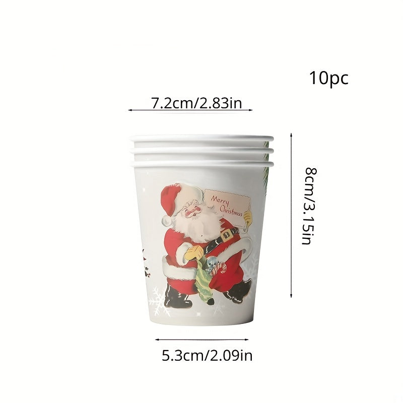Christmas Party Decorations Cloth Flag Balloon Tableware Set