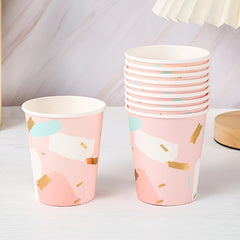 10pcs Disposable Paper Cups For Wedding Birthday
