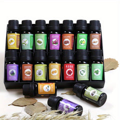 Organic Essential Oils Gift Set - 10 Pack Aromatherapy Kit