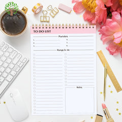 1 Daily Planner Notepad To-Do List Productivity Booster