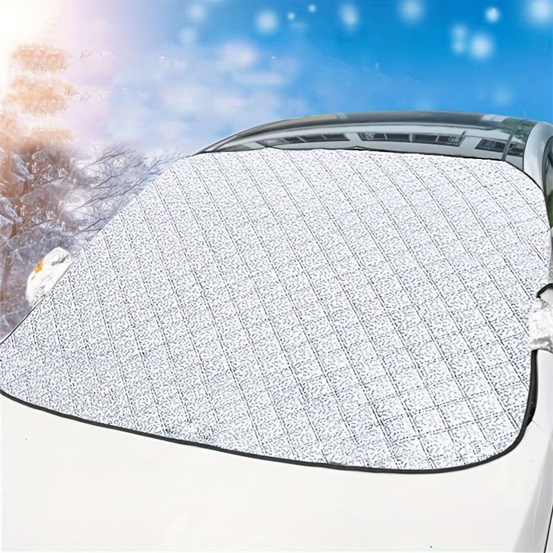 Car Snow Blocking Front Windshield Cover Snow Cover Cloth