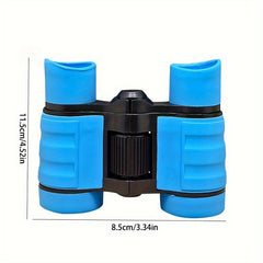 4X30 Small Outdoor Observation Telescope Colorful Rubber Handle Toy Binoculars