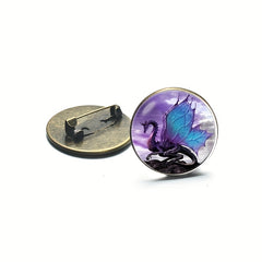Winged Dragon Brooch Pins - Mythical Creature Jewelry