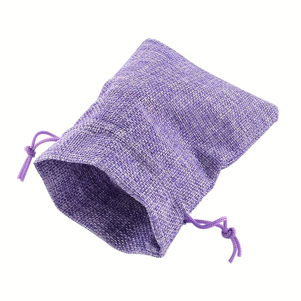 10pcs Purple Drawstring Gift Bag Jewelry Bag Drawstring Gift Bag