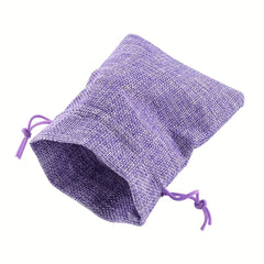 10pcs Purple Drawstring Gift Bag Jewelry Bag Drawstring Gift Bag