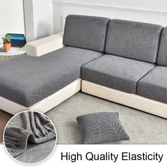 Waterproof Jacquard Sofa Slipcover Elastic Couch Cover