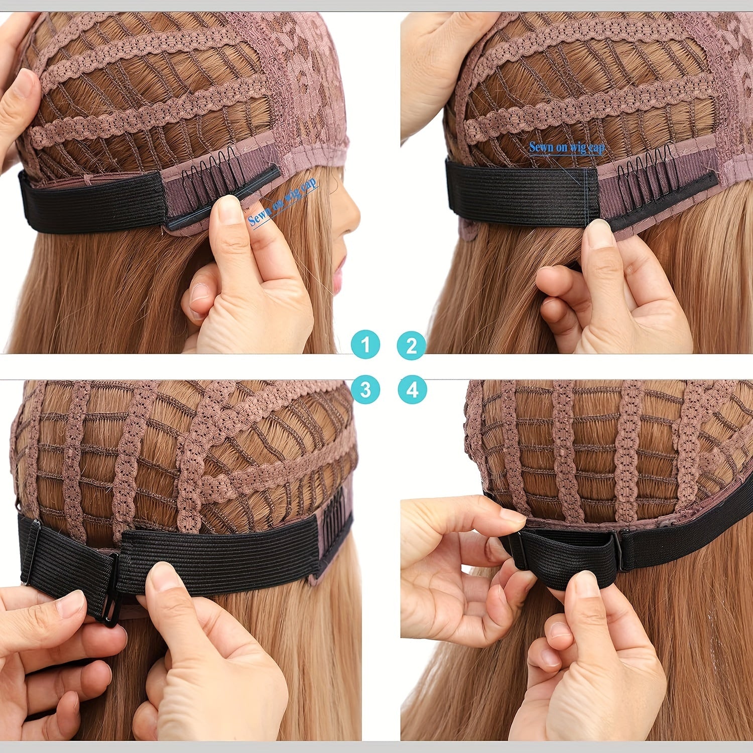 Adjustable Elastic Band For Wigs - 5PCS/1PC