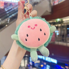 Fruit Couple Doll Pendant Plush Toy Key Chain for Bags