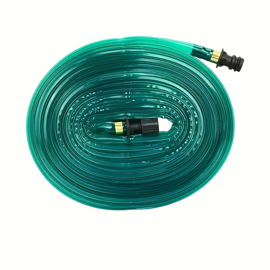 Flat Soaker Hose Garden Lawn Sprinkler Drip Irrigation Tubing