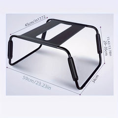 Waterproof Soft Stool Metal Rectangle Polyester Household Accessories
