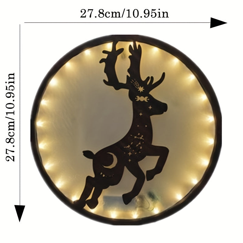 Retro Wooden LED Creative Wall Decoration Light