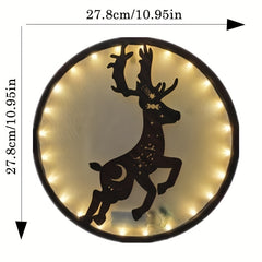 Retro Wooden LED Creative Wall Decoration Light