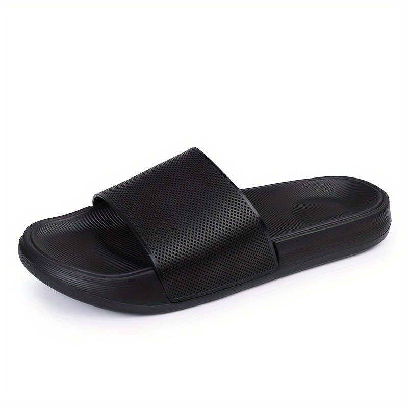 Men's Non Slip Slides Lightweight Open Toe Quick Dry Slippers
