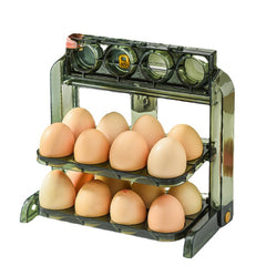 3 Tier Egg Storage Rack Refrigerator Side Door Holder