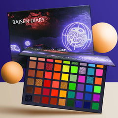 Neon Glitter Matte Eyeshadow Palette Natural Nude