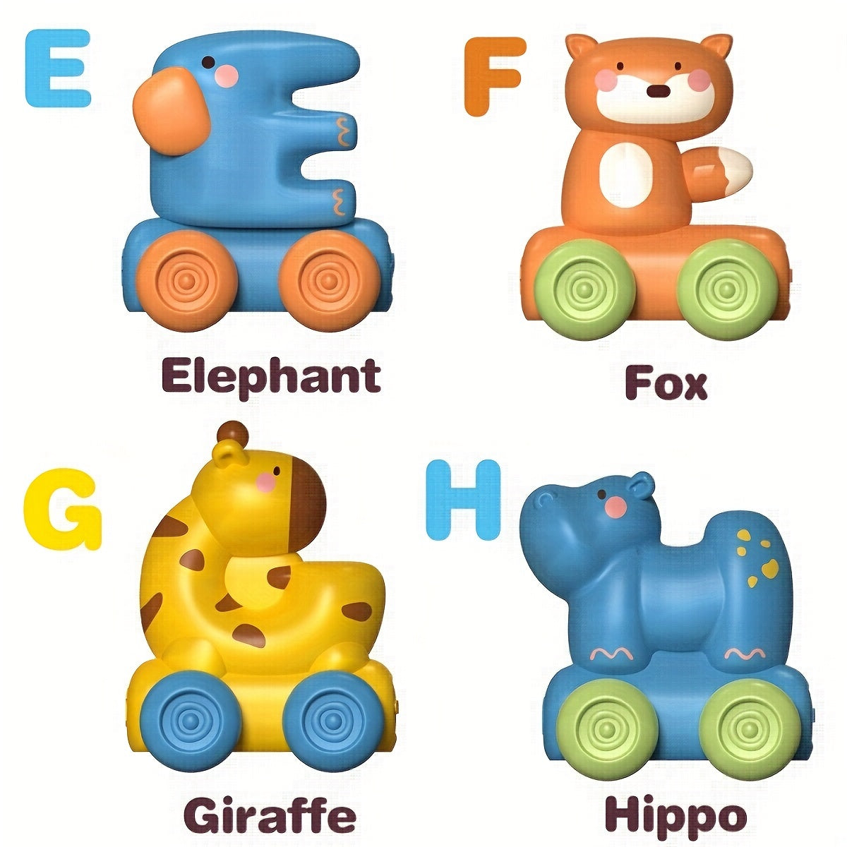 Educational Toy Cars for Kids - Perfect Birthday Gift Ages 2 3