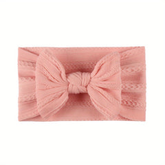 Baby Girls Bows Headband Newborn Turban Hairband Toddlers HeadWrap Accessory