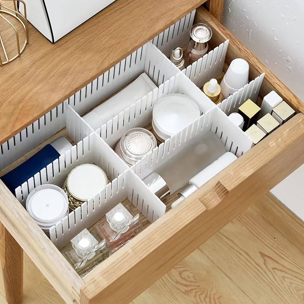 5pcs Adjustable Drawer Organizer for Socks Underwear Makeup Tidy Kitchen