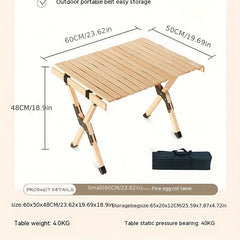 Portable Folding Table for Picnic Camping BBQ