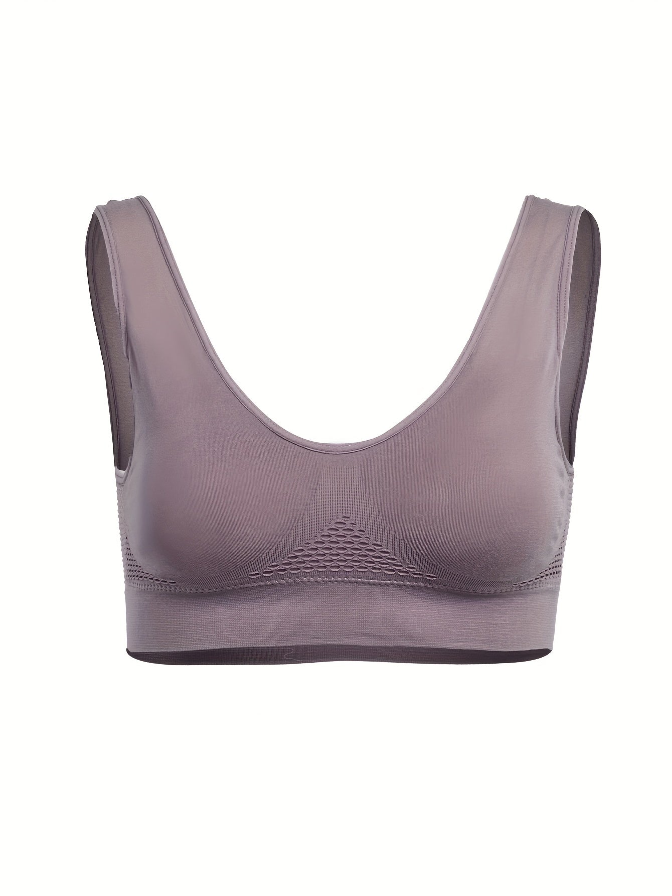 Comfy Wireless Bra Hollow Out Stretch Intimates Breathable Lingerie