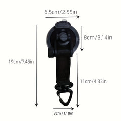 6pcs Outdoor Tent Suction Cup With Hooks Car Side Tent Canopy Fixed Hook