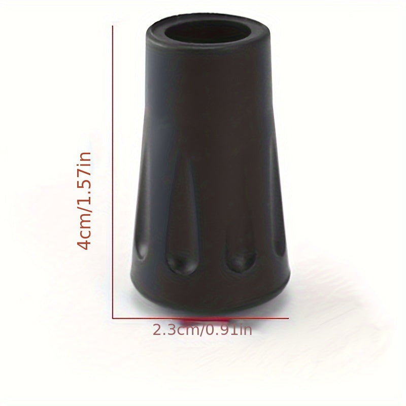 Trekking Pole Tip Cover Non Slip Protective Round Plastic Foot Cover