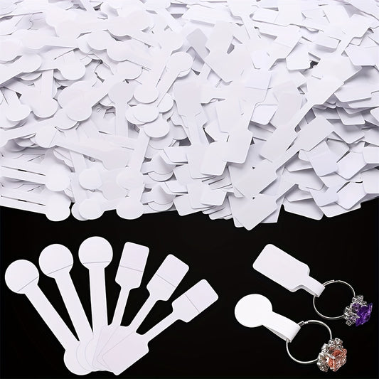 100 Self Adhesive Jewelry Tags for Rings and Jewelry Identification